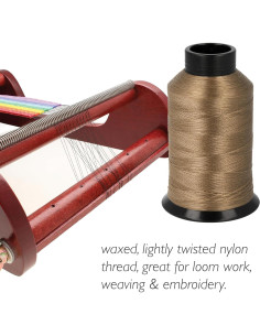 Hilo Nymo The Beadsmith Tamaño D 0.30mm 1448m Ceniza 2