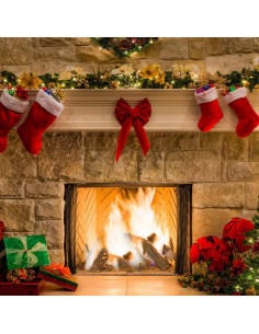 Leños Cerámicos para Chimenea Safstar 9 Piezas - Alta Temperatura 2