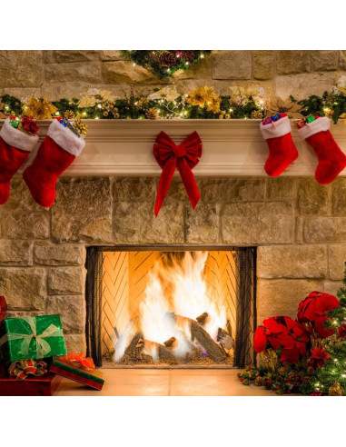 Leños Cerámicos para Chimenea Safstar 9 Piezas - Alta Temperatura