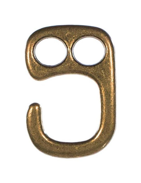 Ganchos de Anclaje Paracord Planet Bronce 2 Piezas 25mm