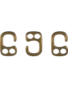 Ganchos de Anclaje Paracord Planet Bronce 2 Piezas 25mm 2