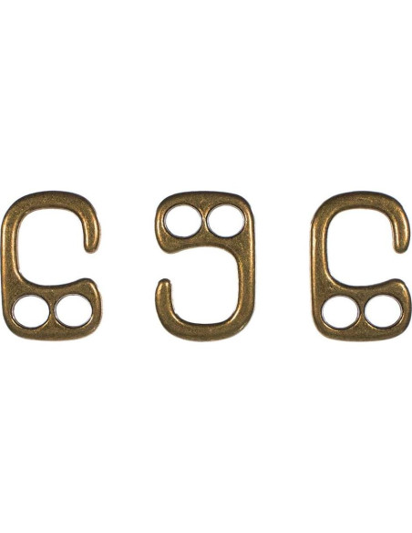 Ganchos de Anclaje Paracord Planet Bronce 2 Piezas 25mm