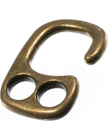 Ganchos de Anclaje Paracord Planet Bronce 2 Piezas 25mm
