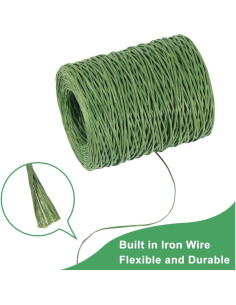 Alambre Floral Tenn Well 200m 2mm Verde para Manualidades 2