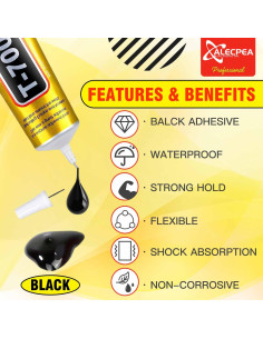 Pegamento T-7000 ALECPEA 110ml - Adhesivo Impermeable para Reparaciones 2
