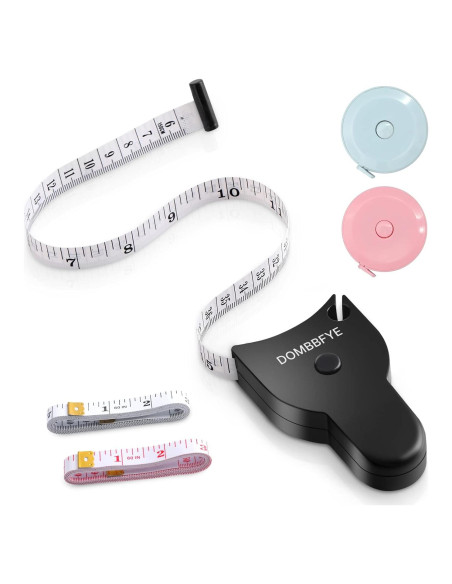 Cinta Métrica Corporal Dombbfye Retráctil 150cm Doble Escala Cinta Métrica Corporal Dombbfye Retráctil 150cm Doble Escala