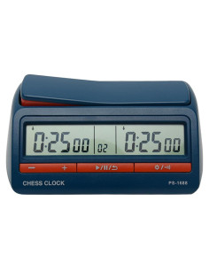 Reloj de Ajedrez Digital RVXlRDN Azul con 42 Reglas