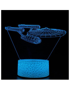 Luz Nocturna 3D LED Gfytdxe con Control Táctil y Remoto 2