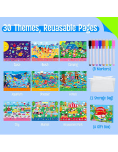 Bloc de Juegos Reutilizable SpriteGru 30 Actividades Borrables 2