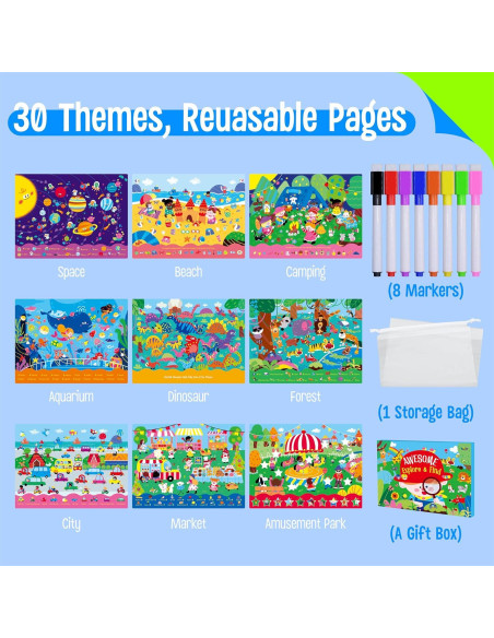 Bloc de Juegos Reutilizable SpriteGru 30 Actividades Borrables