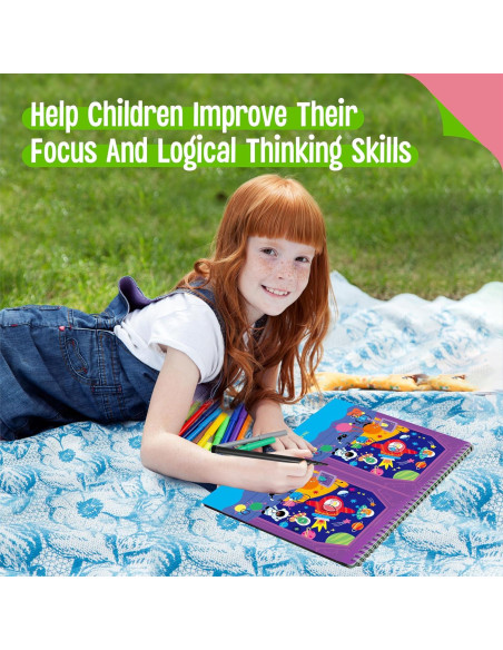 Bloc de Juegos Reutilizable SpriteGru 30 Actividades Borrables