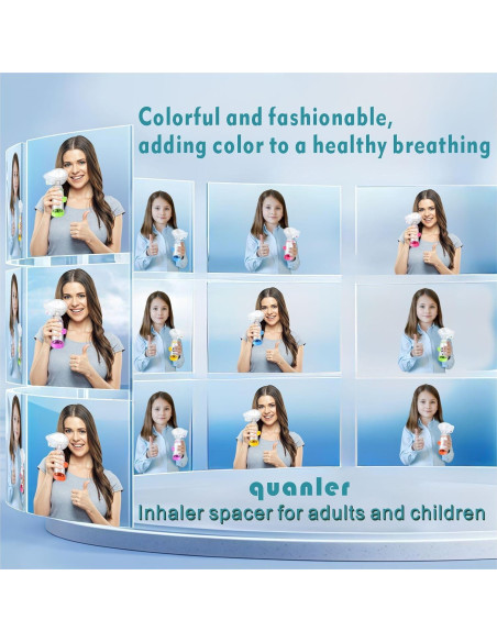 Espaciador de Inhalador de Silicona Suave Nessi OTC Azul