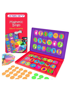 Bingo de Animales The Purple Cow - Juego de Viaje Magnético