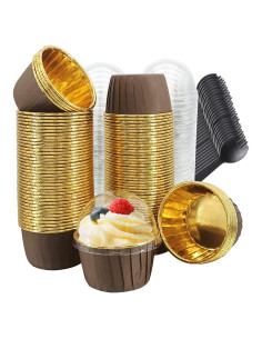 Tazas para Muffin Desechables Aire Libre 3.5oz 100 Paquete