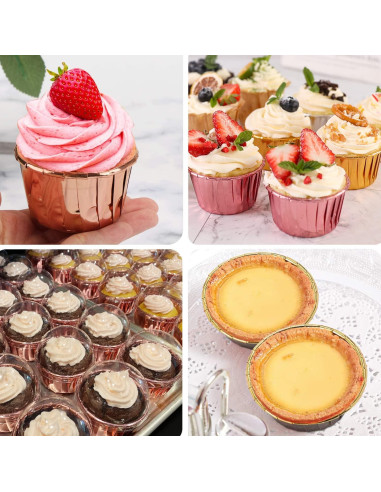 Tazas para Muffin Desechables Aire Libre 3.5oz 100 Paquete