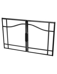 Puerta de Cristal Abatible Dimplex 33" Negra para Chimenea