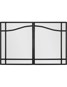 Puerta de Cristal Abatible Dimplex 33" Negra para Chimenea 2