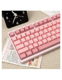 Juego de Tapas de Teclado Mecánico Sumgsn 121 Teclas Rosa