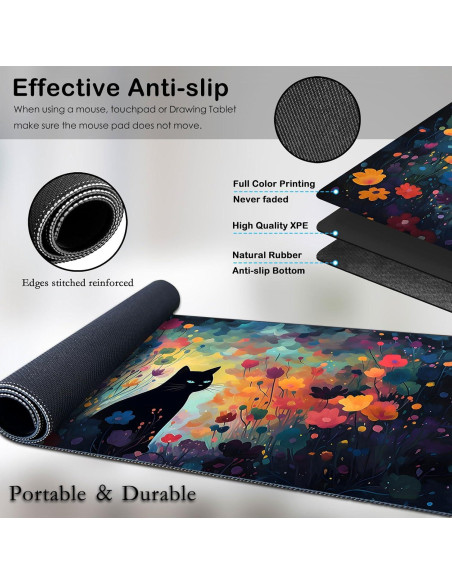 Juego de Alfombrillas de Ratón 3 en 1 CAPAUNVDA 60x30cm