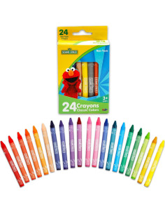 Set de Crayones Jumbo Plaza Sésamo - 34 Piezas para Niños 2