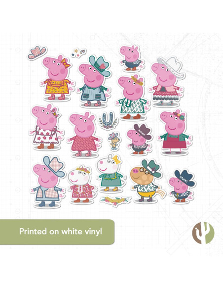 Pegatinas Premium Peppa Pig - 19 Vinilos para Laptop y Coche Pegatinas Premium Peppa Pig - 19 Vinilos para Laptop y Coche