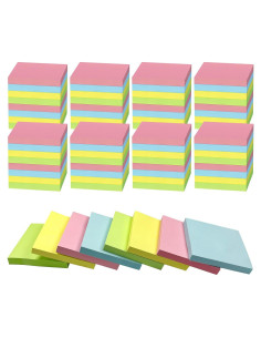 120 Notas Adhesivas Ayearparty 3x3 cm Colores Brillantes