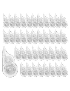 Cinta Correctora JEFURE 40 Pcs 0.51 cm Blanca Resistente