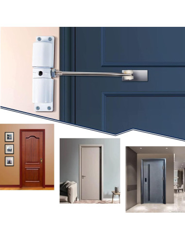 Cerradura Automática de Puerta DIYTOLLSTORE 30 kg Blanco