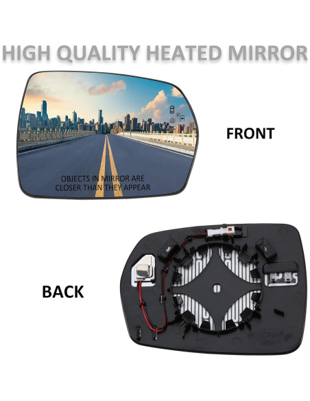 Cristal Espejo Lateral Derecho Ford Edge 2015-2021 - Calefacción