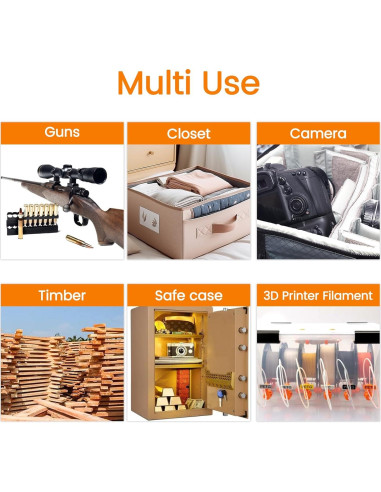 Paquetes de gel de sílice Adsorbco 5g recargables - 50 unidades