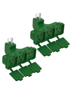 Adaptador de Enchufe de Pared K KASONIC 3 Salidas Resistente