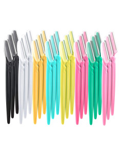 Kit de 24 Afeitadoras de Cejas Boao - Colores Variados