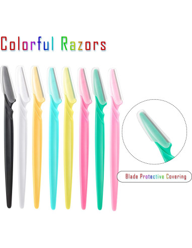 Kit de 24 Afeitadoras de Cejas Boao - Colores Variados