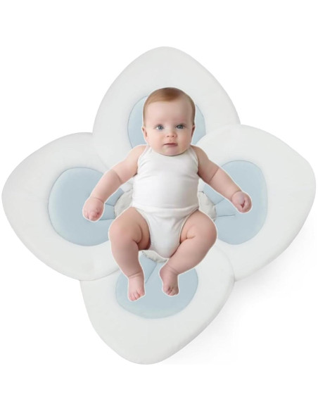 Almohadilla de Baño para Bebés PandaEar Flor de Loto Azul