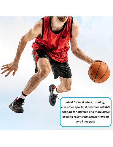 4 Piezas Correa de Soporte Patelar Qianyu para Rodilla