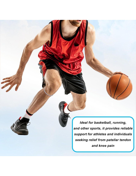 4 Piezas Correa de Soporte Patelar Qianyu para Rodilla