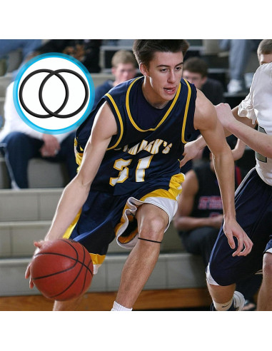 4 Piezas Correa de Soporte Patelar Qianyu para Rodilla