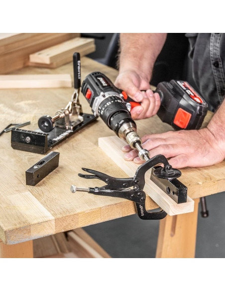 Abrazadera Ajustable Trend Pocket Hole Jig 35mm Compacta