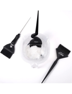 Set de Coloración Capilar Red by Kiss - Tazón y 3 Pinceles 2