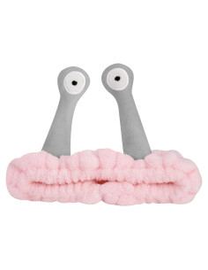 Diadema de Caracol Rosa Jowmoy - Microfibra Suave y Lavable