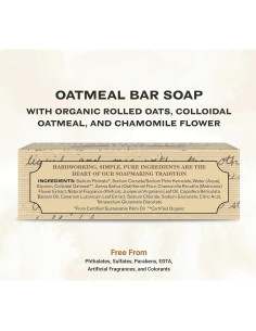 Jabón en Barra de Avena The Grandpa Soap 3 Paquetes 120g 2