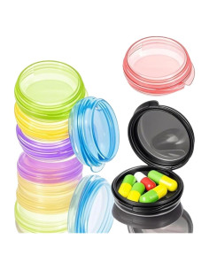 Juego de Organizadores de Pastillas TIKIYOUN - 6 Piezas Compactas