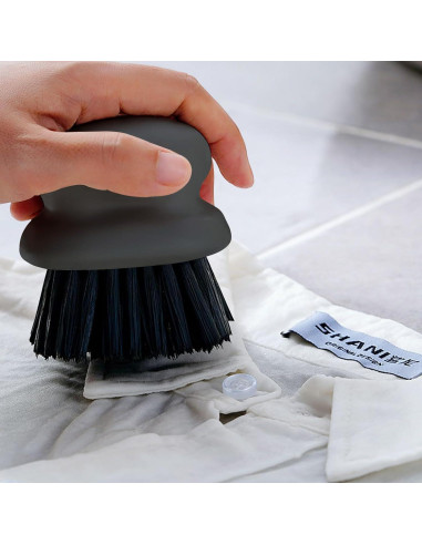 Cepillo de Fregar MUUBOOX 2 Pack Ergonómico Nylon Negro y Blanco