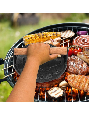 Paquete de 2 Prensas de Hierro Fundido HEIHAK 17.78 cm