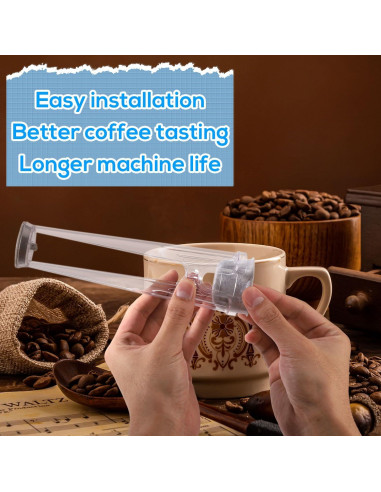 Kit de Filtro de Agua para Cafeteras Keurig 2.0 - 1 Soporte + 3 Cartuchos