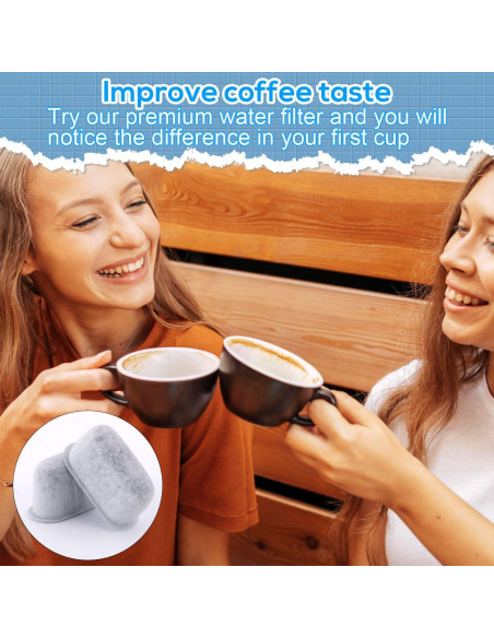 Kit de Filtro de Agua para Cafeteras Keurig 2.0 - 1 Soporte + 3 Cartuchos