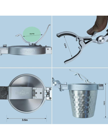 Soporte de Cigarros para Carro de Golf SOXQZJH Gris 10.67x7.87cm