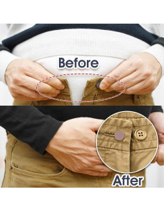 Extensores de Botón Amaxiu 12 Piezas para Pantalones 2