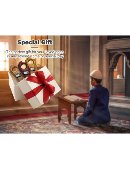 Contador de Cuentas Digitales Hitopin - 3 PCS para Oración y Meditación