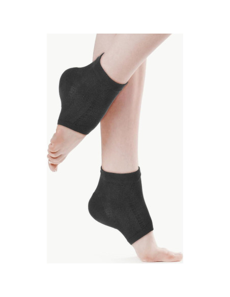 3 Pares Calcetines de Gel Hidratante Qianyu para Talones